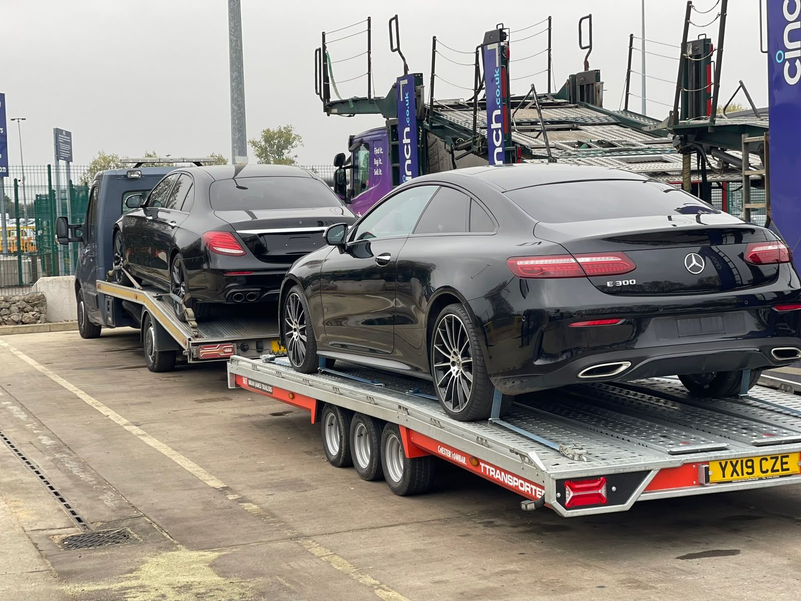 Mercedes vehicle loaded for professional transport by MPT Recovery